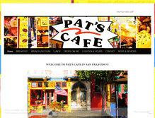 Tablet Screenshot of patscafesf.com